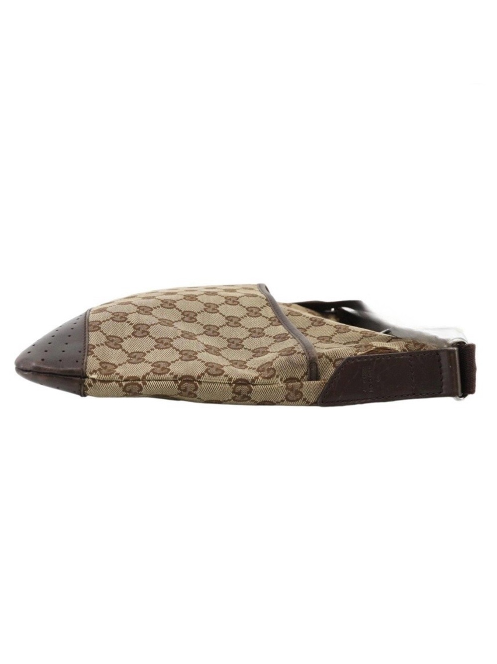 *GUCCI* Vintage GG Canvas/Leather Messenger Bag + COA - Picture 5 of 13